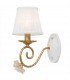 Настенный светильник (бра) Silver Light Benedict 736.43.1, белый/золото — Купить по низкой цене в интернет-магазине