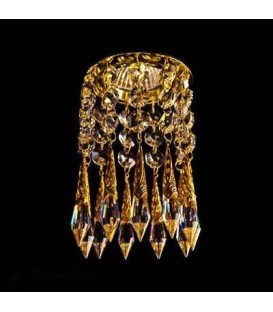 Точечный светильник Totci La Joie 2221-G, цвет золото, с хрусталём Asfour — Купить по низкой цене в интернет-магазине