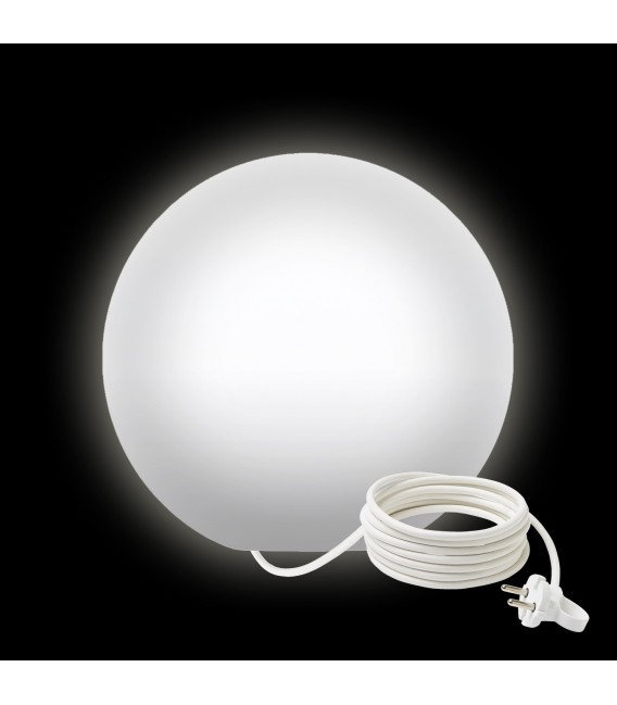 Настольный светильник шар 30 см Moonball D30 белый