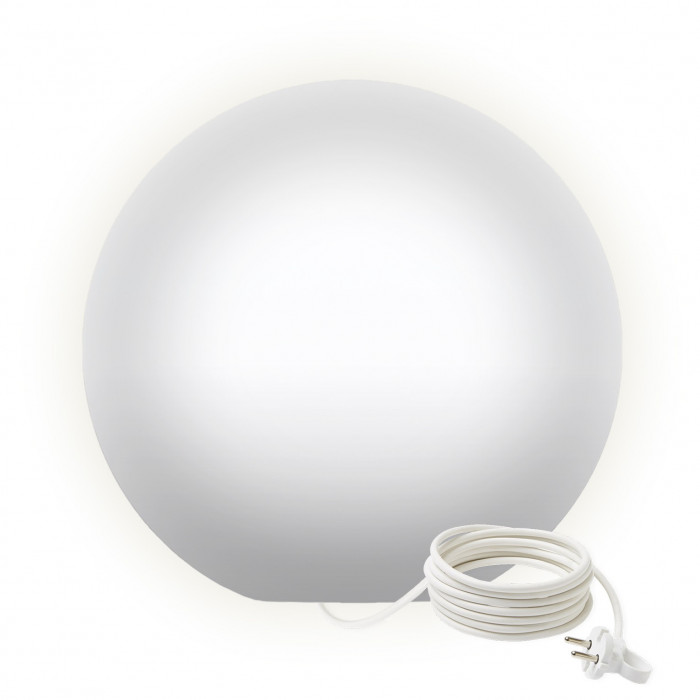 Настольный светильник шар 50 см Moonball D50 белый
