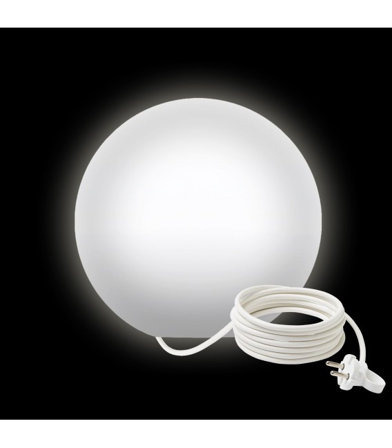 Напольный светильник шар 20 см Moonball F20 белый