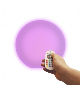 Напольный светильник шар 20 см Moonball F20 многоцветный RGB