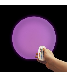 Настольный светильник шар 30 см Moonball D30 многоцветный RGB