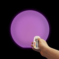 Настольный светильник шар 30 см Moonball D30 многоцветный RGB