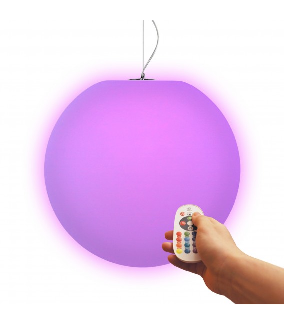 Подвесной светильник шар 30 см Moonball P30 многоцветный RGB