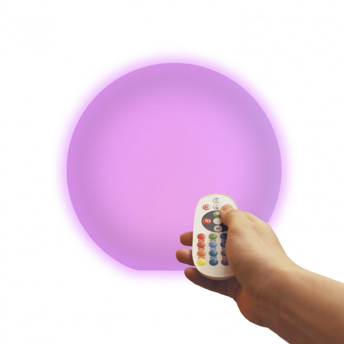 Беспроводной ночник Moonball W20, световой шар 20 см., разноцветный RGB, с аккумулятором — Купить по низкой цене в