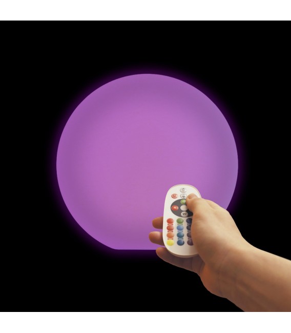 Беспроводной ночник Moonball W20, световой шар 20 см., разноцветный RGB, с аккумулятором — Купить по низкой цене в