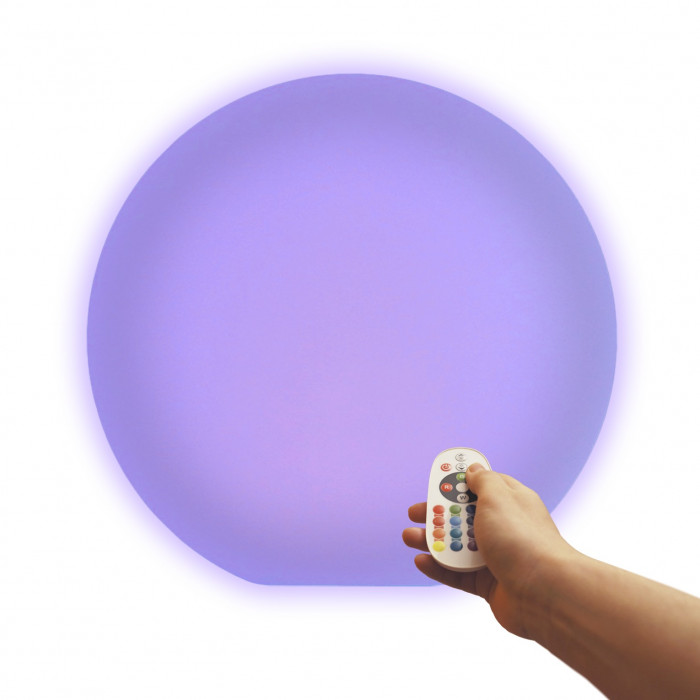 Светодиодный светильник шар 50 см беспроводной Moonball A50 RGB IP68 с аккумулятором