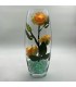 Ночник "Светодиодные цветы" LED Harmony, 5 красно-жёлтых роз с сине-зелёной подсветкой — Купить по низкой цене в