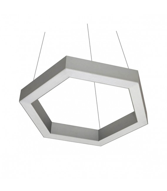 Подвесной линейный светильник Orled Line Hexagon 40 из LED профиля 40 Вт.
