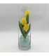 Светильник-цветы LED Florarium (3 жёлтых тюльпана с синей подсветкой)