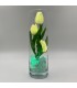 Светильник-цветы LED Florarium (3 белых тюльпана с зелёной подсветкой)