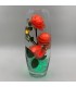 Светильник-цветы LED Harmony (5 розовых роз с зелёной подсветкой)