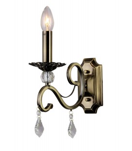 Настенный светильник (бра) Silver Light 508.43.1, бронза/хрусталь