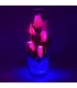 Ночник "Светодиодные цветы" LED Grace, 5 розовых тюльпанов с синей подсветкой — Купить по низкой цене в интернет-магазине