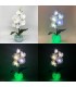 Светильник-цветы LED Provocation (5 белых орхидей с зелёной подсветкой)