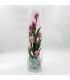 Ночник "Светодиодные цветы" LED Spirit, 9 розовых тюльпанов с зелёной подсветкой — Купить по низкой цене в интернет-магазине
