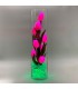Светильник-цветы LED Spirit (9 розовых тюльпанов с зелёной подсветкой)