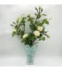 Светильник-букет LED Dream (белые розы с сине-зелёной подсветкой)