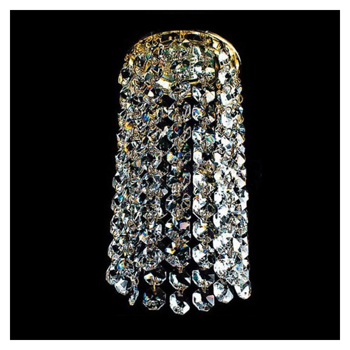 Точечный светильник Totci Mon Amour 1005-G, встраиваемый, цвет золото, с хрусталём Asfour — Купить по низкой цене в