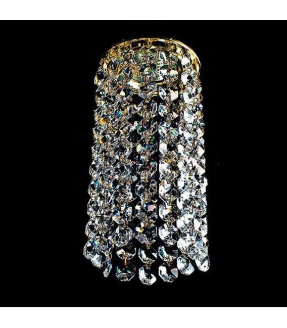 Точечный светильник Totci 1005-Br, цвет бронза, с хрусталём Asfour — Купить по низкой цене в интернет-магазине
