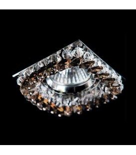 Точечный светильник Totci 609-12-00-Cr, цвет хром, с хрусталём Asfour — Купить по низкой цене в интернет-магазине