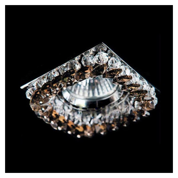 Точечный светильник Totci 609-12-00-Br, цвет бронза, с хрусталём Asfour — Купить по низкой цене в интернет-магазине