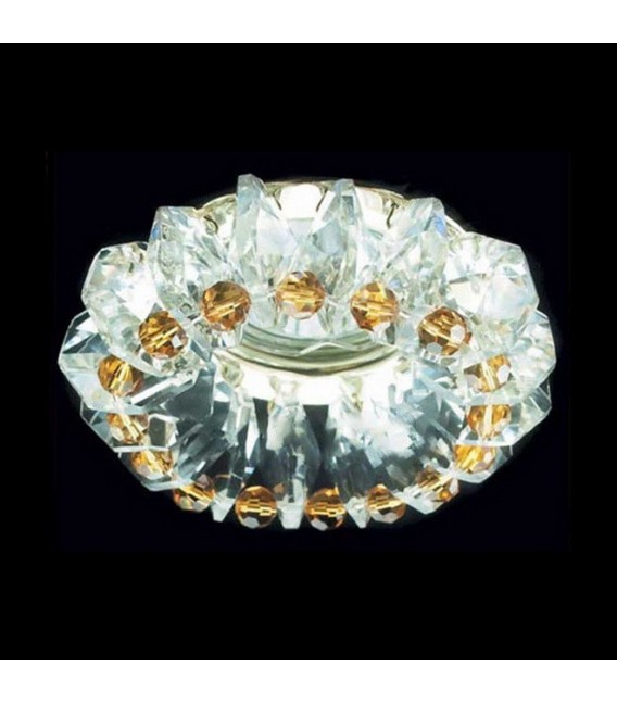 Точечный светильник Totci 618-20-G, цвет золото, с хрусталём Asfour — Купить по низкой цене в интернет-магазине