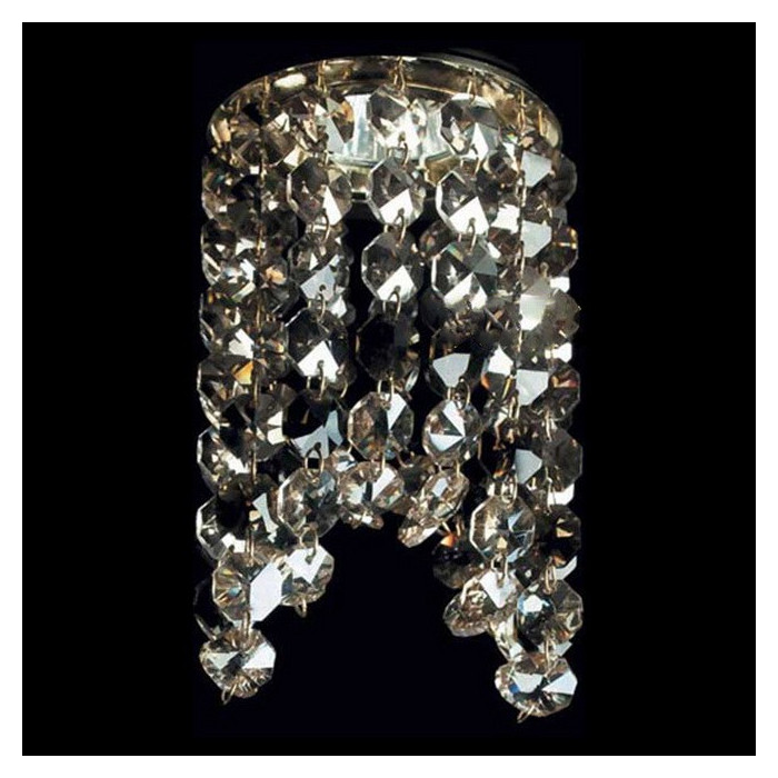 Точечный светильник Totci 620-111210-G, цвет золото, с хрусталём Asfour — Купить по низкой цене в интернет-магазине