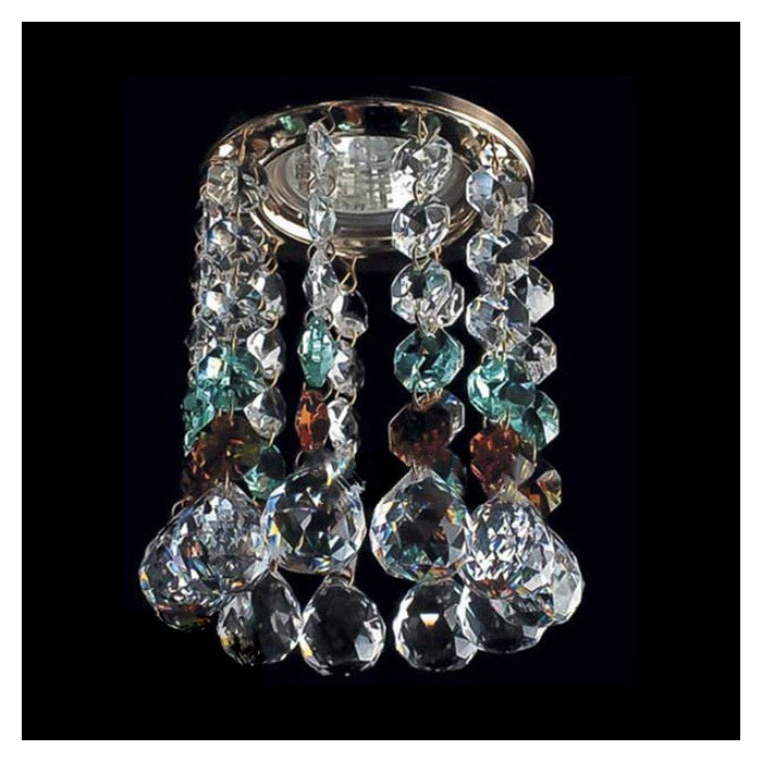 Точечный светильник Totci 30200-Br, цвет бронза, с хрусталём Asfour — Купить по низкой цене в интернет-магазине