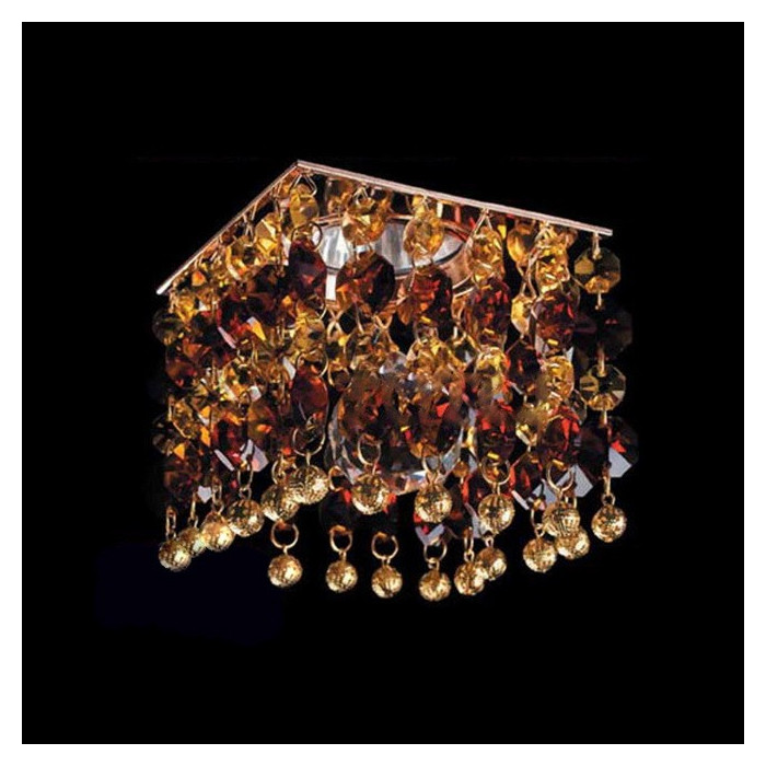 Точечный светильник Totci 625-2021-Cr, цвет хром, с хрусталём Asfour — Купить по низкой цене в интернет-магазине