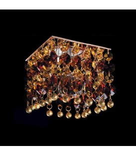 Точечный светильник Totci 625-2021-G, цвет золото, с хрусталём Asfour — Купить по низкой цене в интернет-магазине