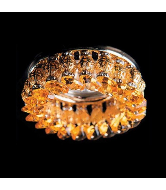 Точечный светильник Totci 635-20-Cr, цвет хром, с хрусталём Asfour — Купить по низкой цене в интернет-магазине