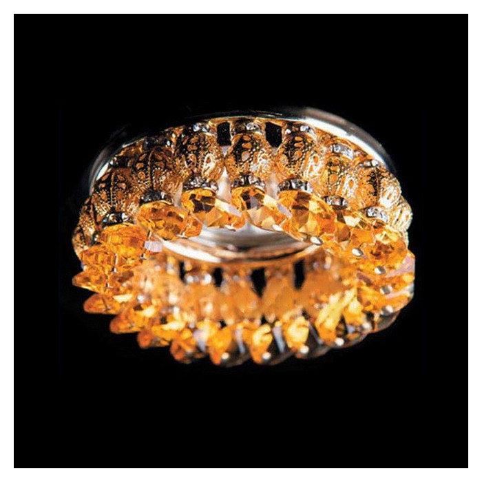 Точечный светильник с хрусталём Totci 635-20-G золото