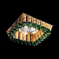 Точечный светильник Totci 643-61-Br, цвет бронза, с хрусталём Asfour