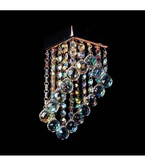 Точечный светильник Totci 664-01-Br, цвет бронза, с хрусталём Asfour — Купить по низкой цене в интернет-магазине