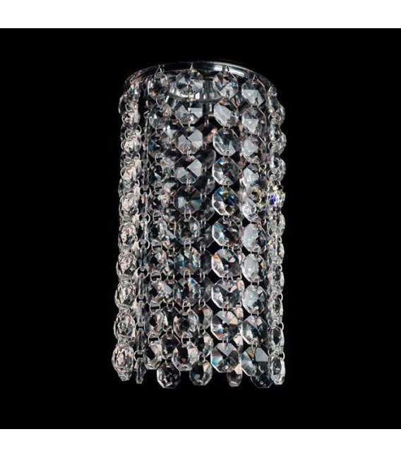 Точечный светильник Totci Mon Amour 1005-Сr, встраиваемый, цвет хром, с хрусталём Asfour — Купить по низкой цене в
