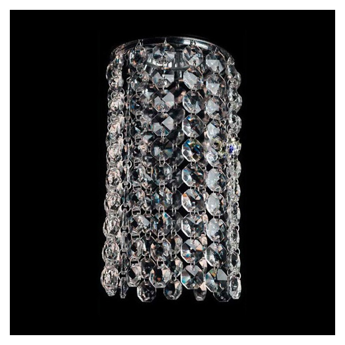 Точечный светильник Totci Mon Amour 1005-Сr, встраиваемый, цвет хром, с хрусталём Asfour — Купить по низкой цене в
