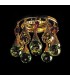 Точечный светильник Totci 41020-G, цвет золото, с хрусталём Asfour — Купить по низкой цене в интернет-магазине