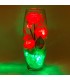 Ночник "Светодиодные цветы" LED Harmony, 5 красных роз с зелёной подсветкой