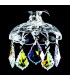 Точечный светильник с хрусталём Totci Princess 104-0501-Cr хром