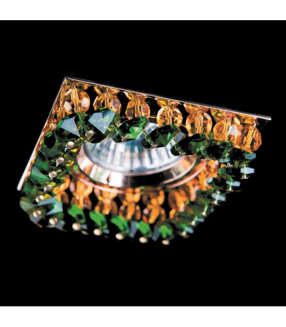Точечный светильник Totci 609-61-20-G, цвет золото, с хрусталём Asfour — Купить по низкой цене в интернет-магазине