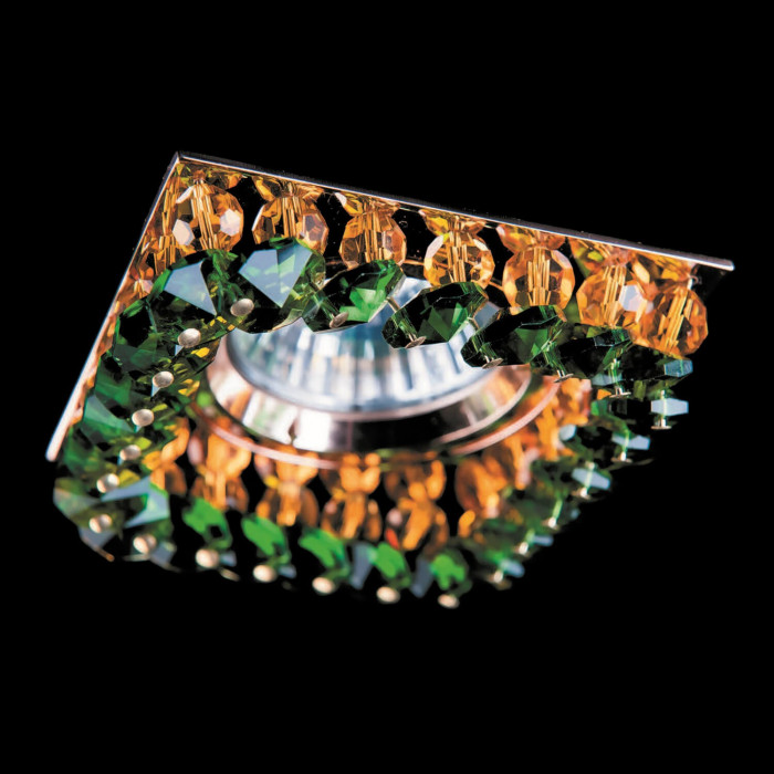 Точечный светильник Totci 609-61-20-G, цвет золото, с хрусталём Asfour — Купить по низкой цене в интернет-магазине