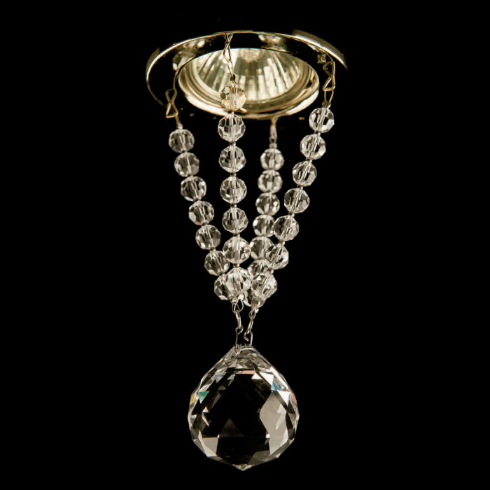 Точечный светильник Totci 627-00-G, цвет золото, с хрусталём Asfour — Купить по низкой цене в интернет-магазине