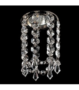 Точечный светильник Totci 1225-Cr, цвет хром, с хрусталём Asfour — Купить по низкой цене в интернет-магазине