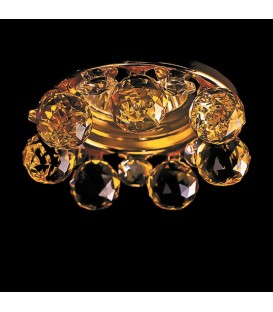 Точечный светильник Totci 31008-G, цвет золото, с хрусталём Asfour — Купить по низкой цене в интернет-магазине