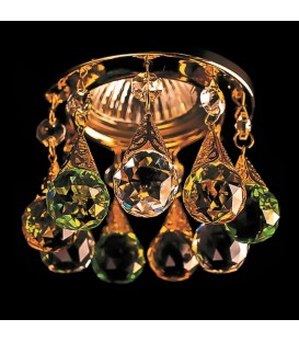 Точечный светильник с хрусталём Totci 41030-G золото
