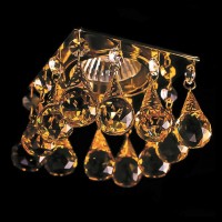 Точечный светильник с хрусталём Totci 41108-G золото