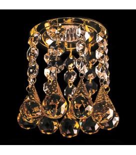 Точечный светильник с хрусталём Totci 41158-G золото