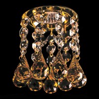 Точечный светильник с хрусталём Totci 41158-G золото